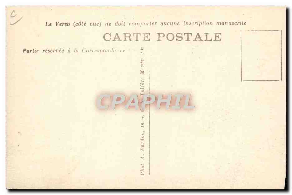 CPA Aviation Avion Avion de tourisme Caudron C 168 a ailes repliables  — Rückseite
