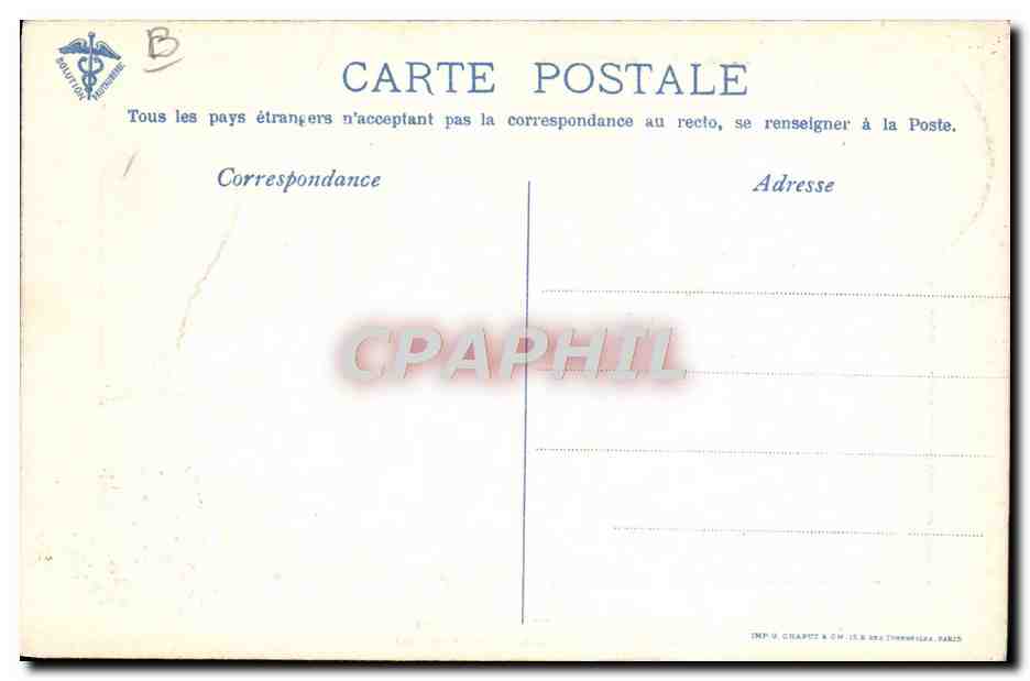 CPA Aviation Avion Monoplan Deperdussin Circuit europeen Juin Juillet 1911 Le depart de Vidart gagnant du Paris Liege  — Rückseite