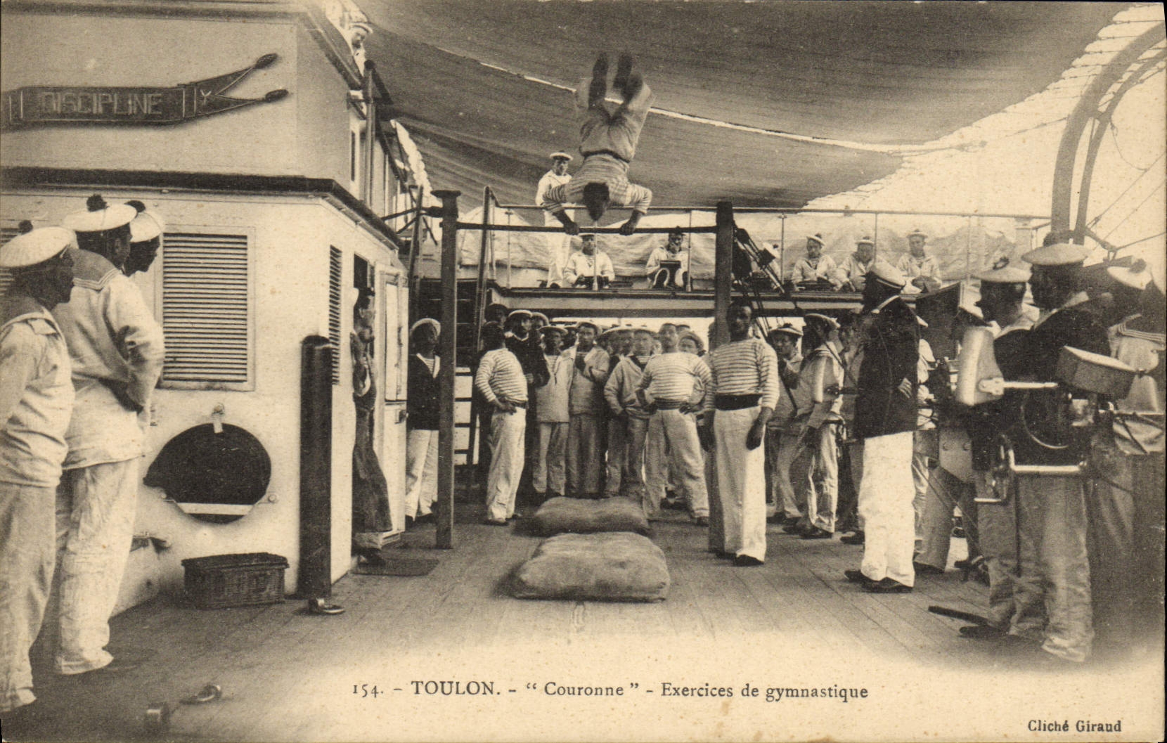 Toulon — « Couronne » — Exercices de gymnastique — Cliché Giraud