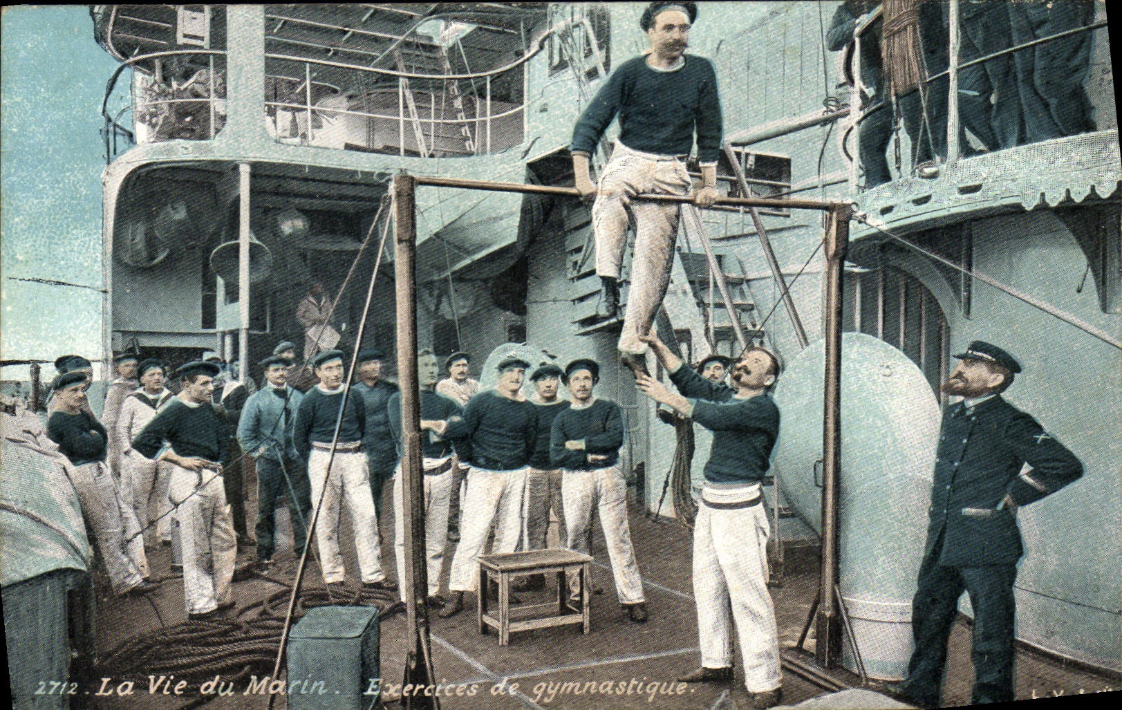 Exercices de gymnastique — La Vie du Marin — n° 2772 — Éditeur L.V.T.M.