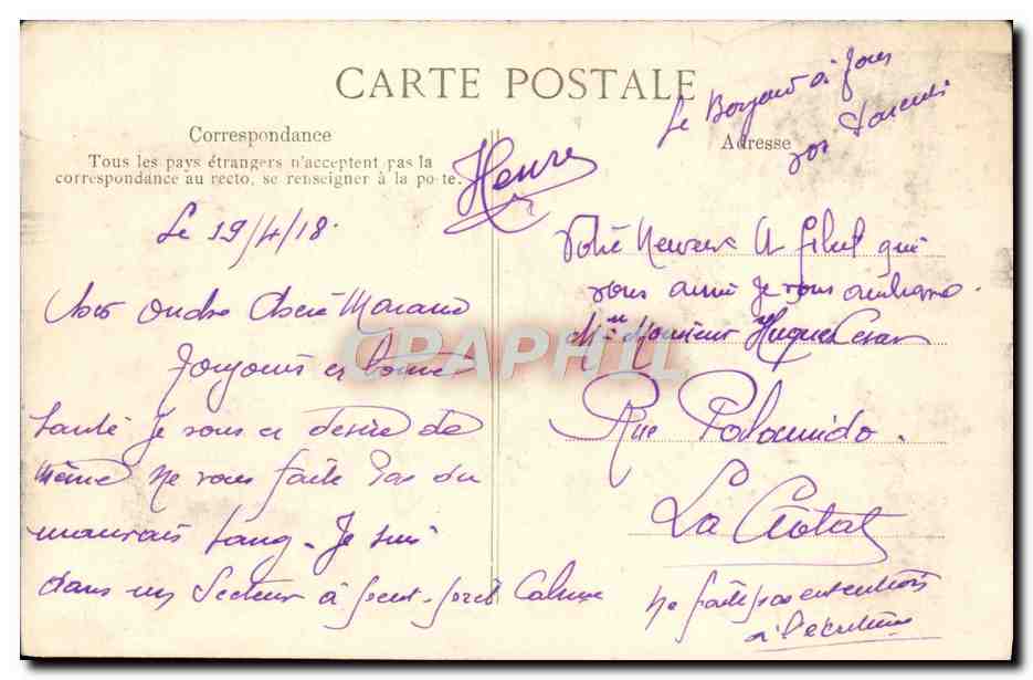 Marine Nationale — Exercice du Revolver — Éditeur ELD, n°716 — Achterkant