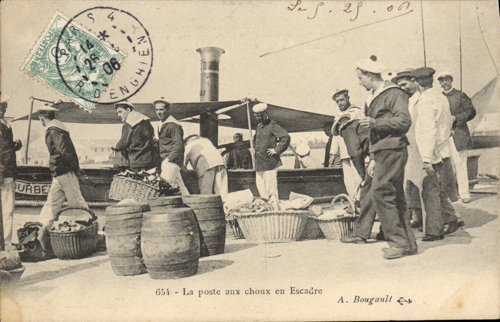 La poste aux choux en Escadre — A. Bougault — n° 654