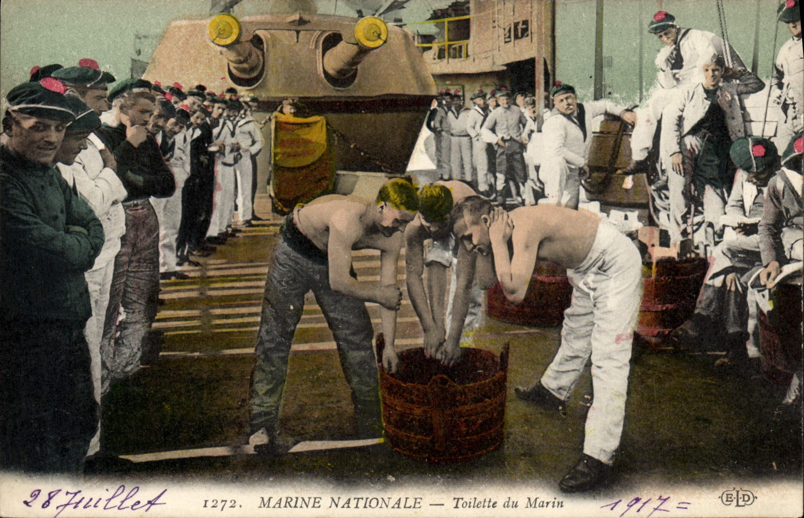 Marine Nationale — Toilette du Marin — Éditeur E.P.D., n° 1272