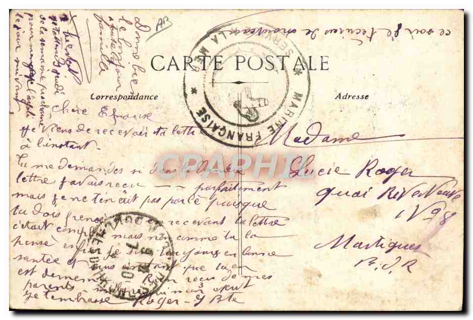 Marine Militaire Française — Distribution de la Soupe — Éditeur : Bien de Bonjour, n° 452 — Reverso