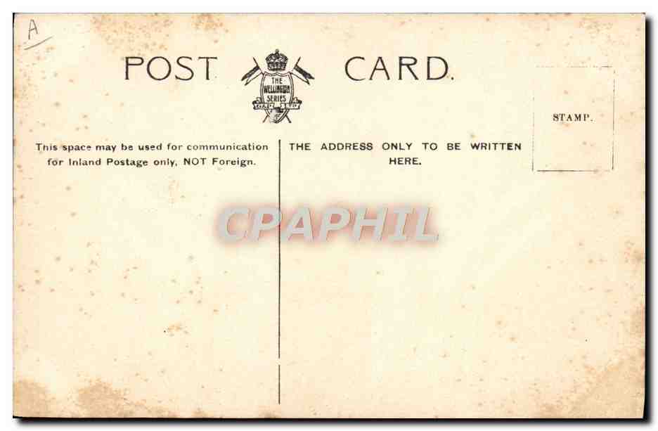 CPA Bateau Guerre Signaliers of HMS Hermes — Verso