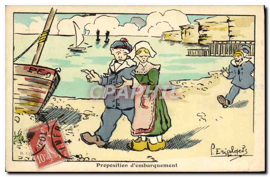 Proposition d'embarquement — P. Erialges — Édition G. V. B. C.
