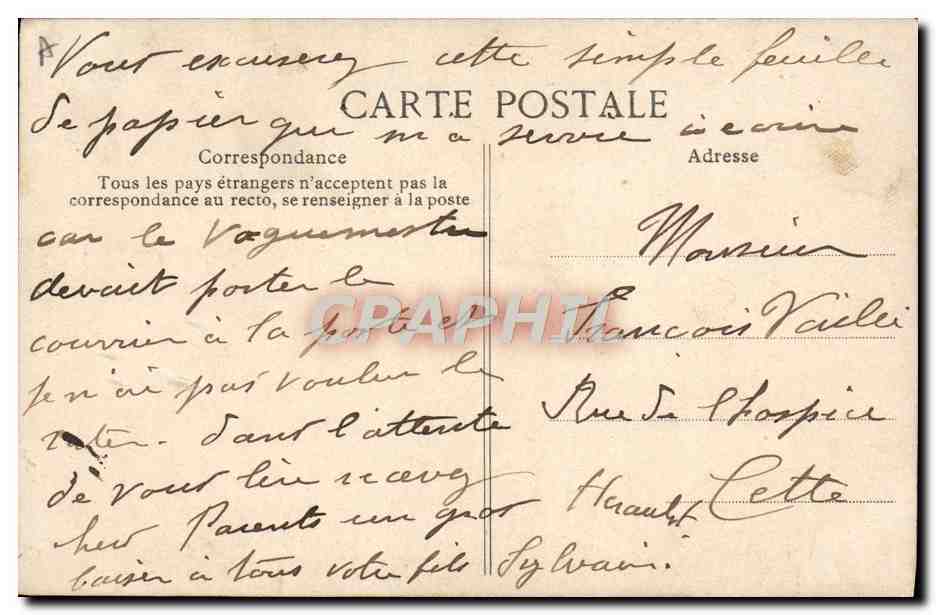 CPA Bateau Guerre Hisser les couleurs  — Verso