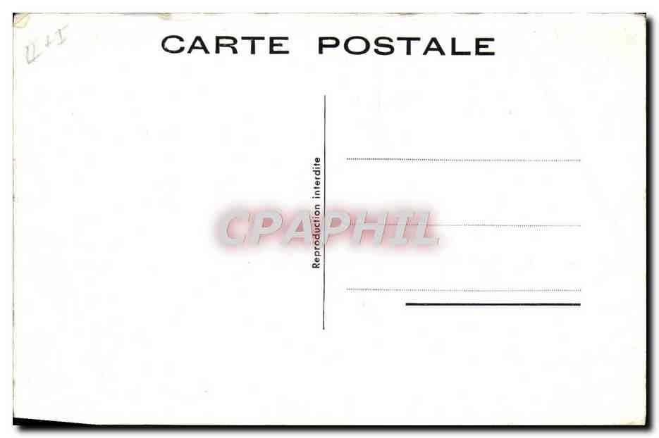 CPA Bateau Guerre La legende du serpent de mer  — Verso