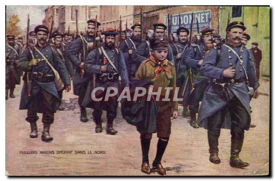 Fusiliers Marins Opérant dans le Nord — Édition Dubonnet, n° 100
