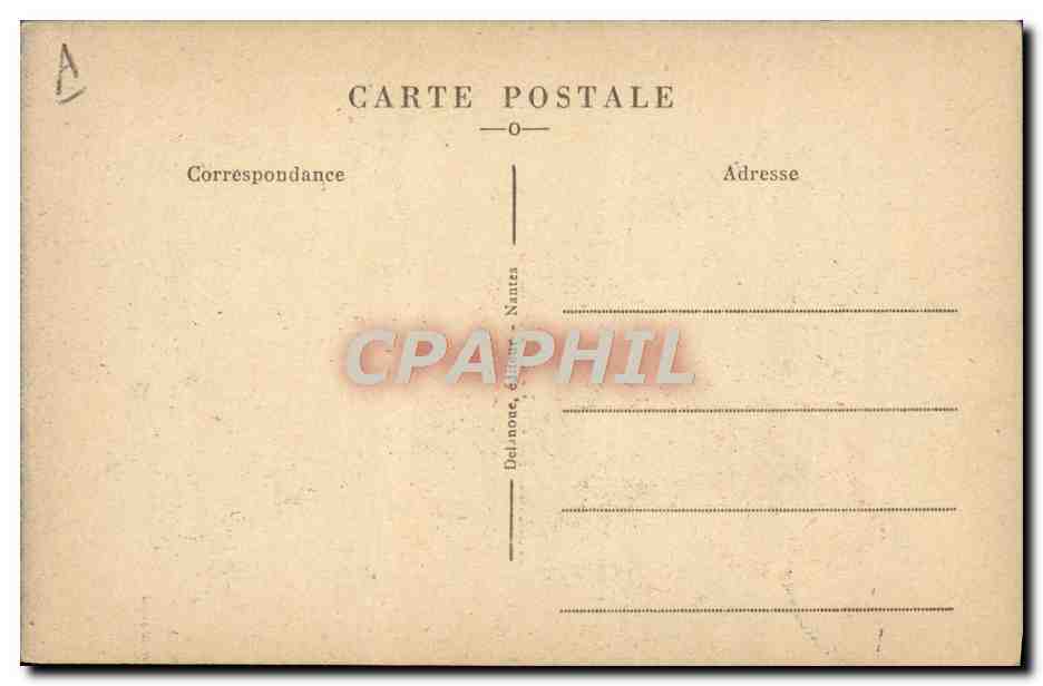 CPA Bateau Guerre Marine Francaise Ancre  — Verso