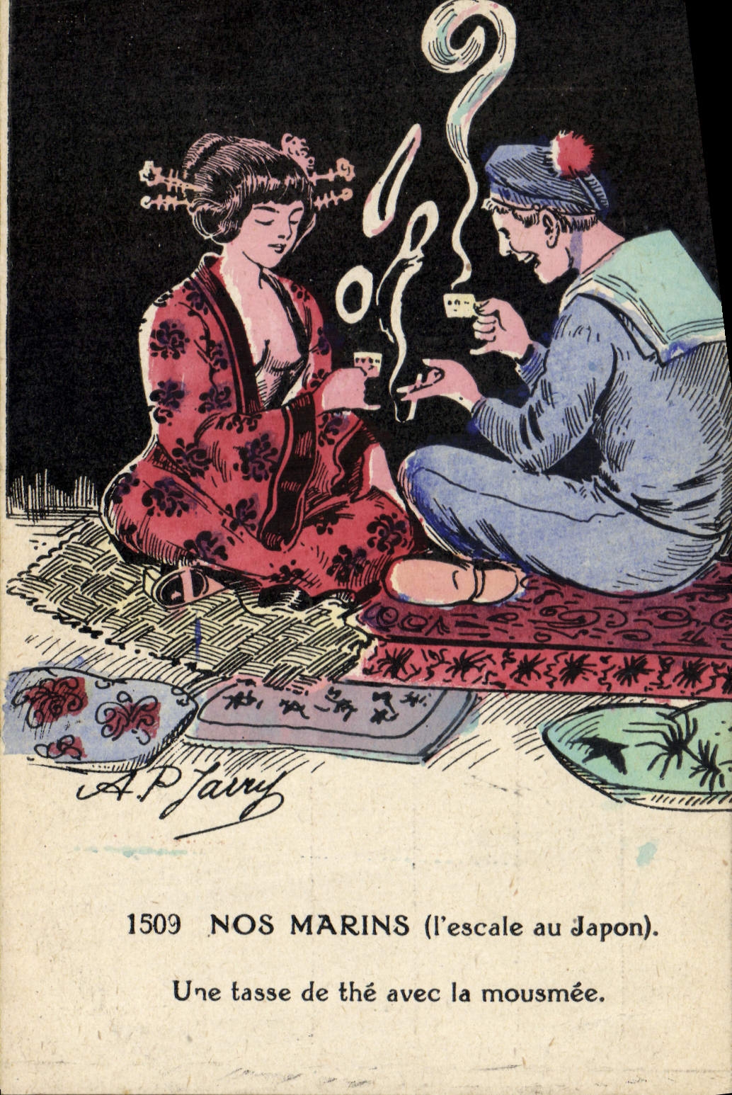 Nos marins (l'escale au Japon) — A.P. Jarry, n° 1509