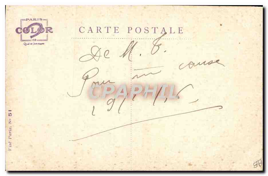 CPA Bateau Guerre Marin anglais Cornwallis Dupuis — Verso