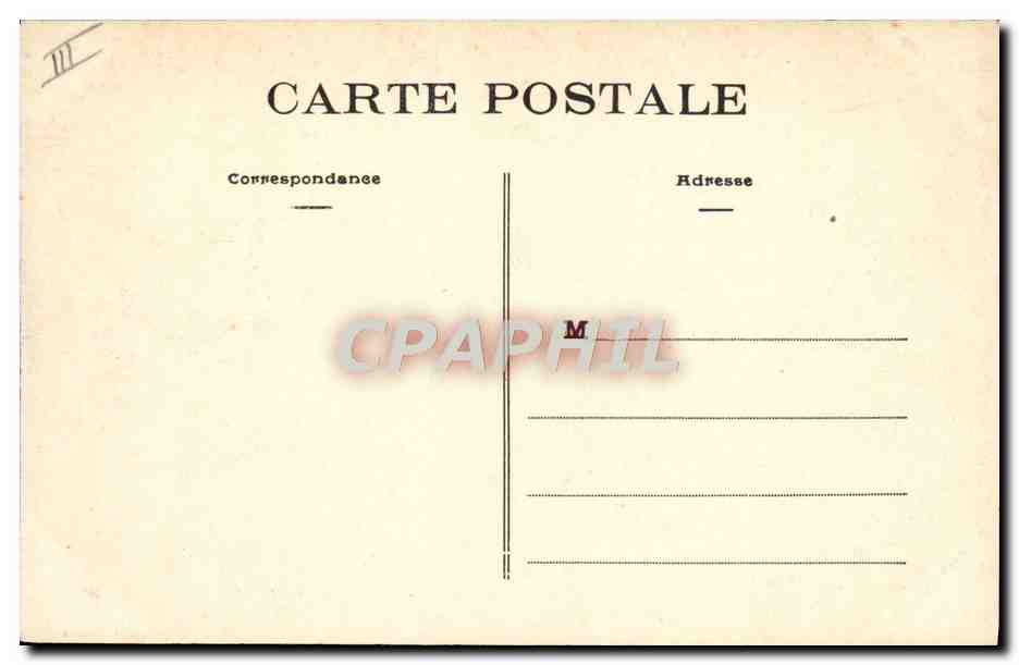 CPA Tramway Train Rennes le theatre Nourrices — Verso
