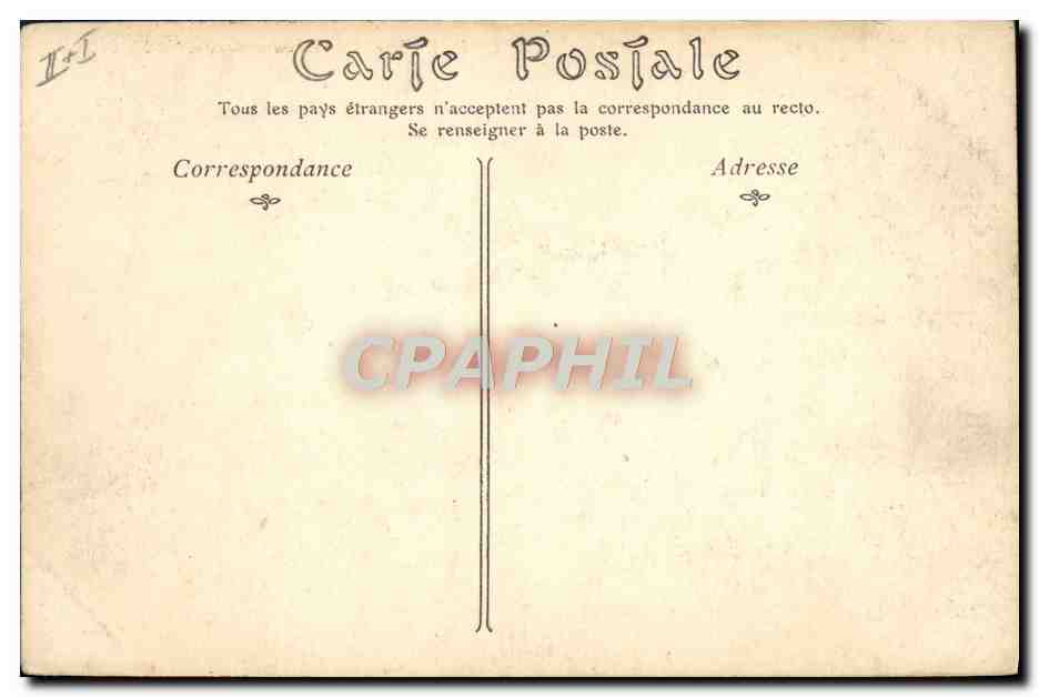 CPA Tramway Train le Havre le boulevard maritime et la Have  — Verso