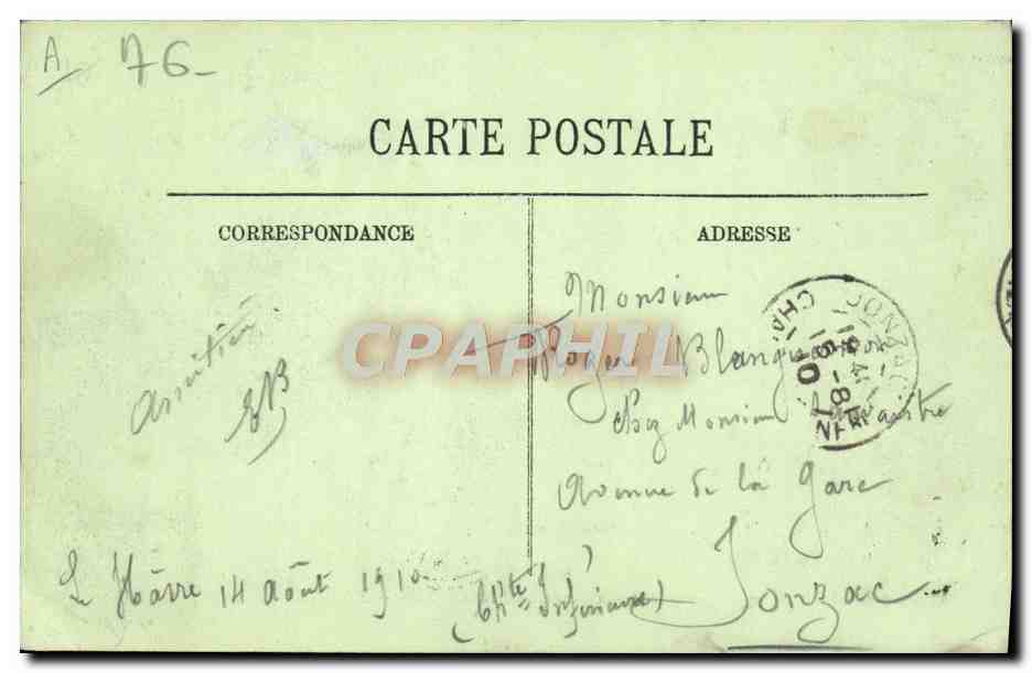 CPA Tramway Train Le Havre Le boulevard Albert 1er et la nouvelle jetee — Rückseite