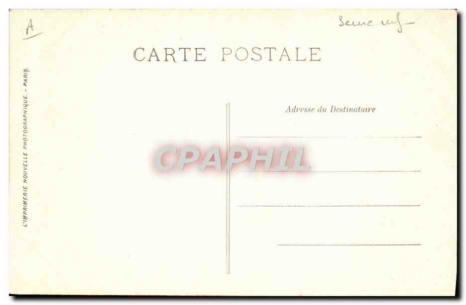 CPA Tramway Train le Havre Boulevard maritime et la nouvelle jetee — Verso