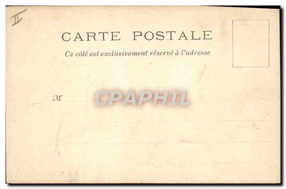 CPA Tramway Train Bordeaux le grand theatre  — Verso
