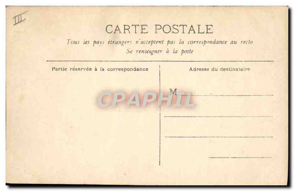 CPA Tramway Train Bordeaux Porte des Salinieres — Verso