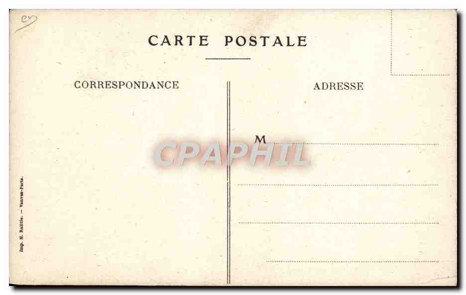 CPA Fantaisie Illustrateur Chemins de fer de l'Etat Normandie Train — Rückseite