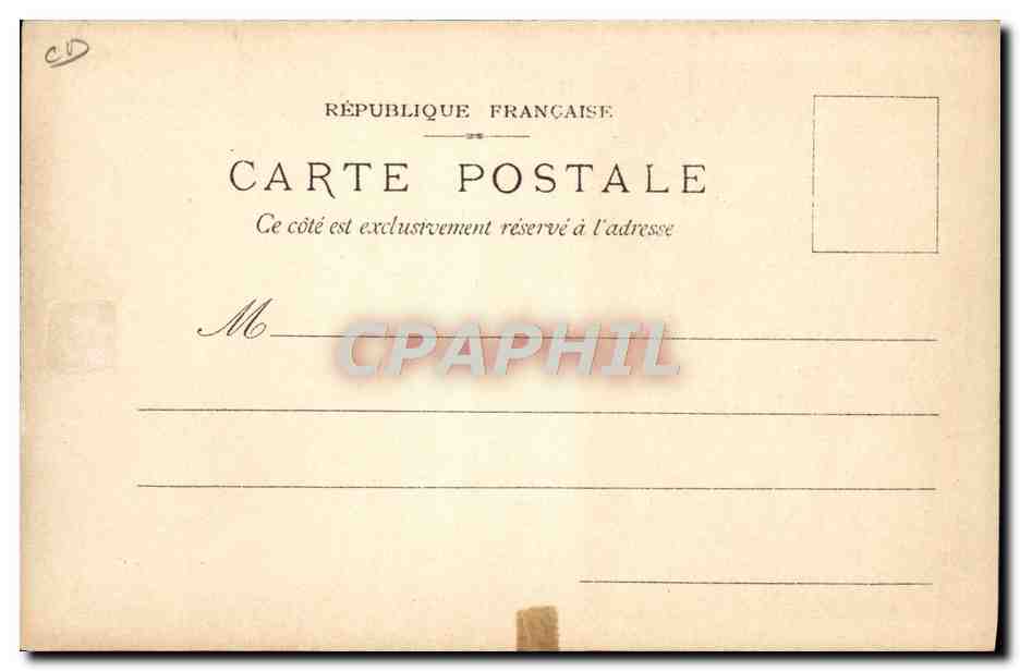 Tunisie — vue de la ville et caravaniers — P.L.M. J. Hugo d'Alessi — Achterkant