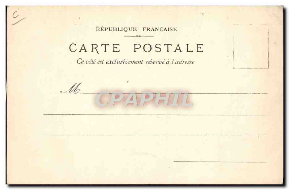 CPA Fantaisie Illustrateur — Rückseite