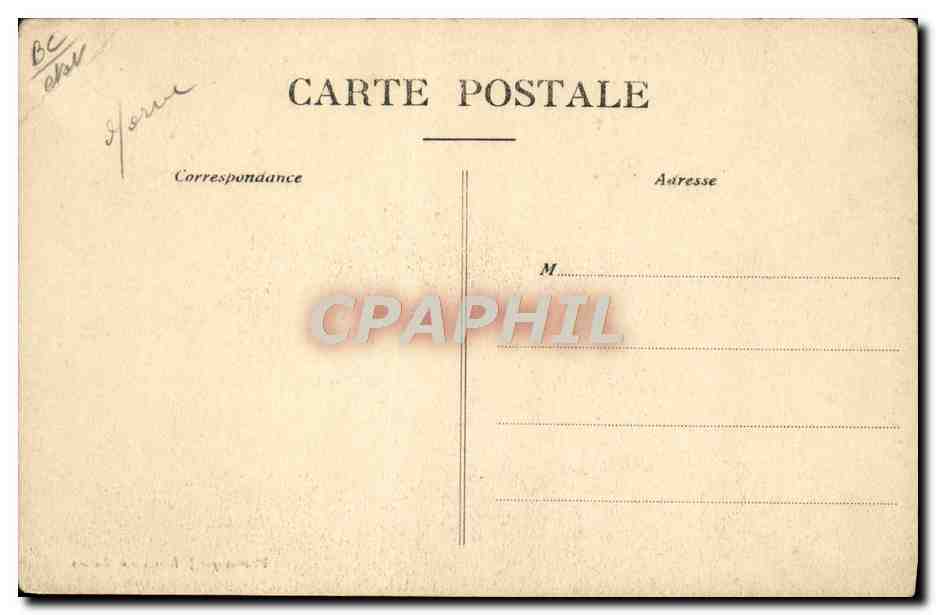 CPA Avion Aviation Deuxieme grande semaine d'aviation de Champagne 4 juillet 1910 Labouchere au volant de son Antoinette — Rückseite