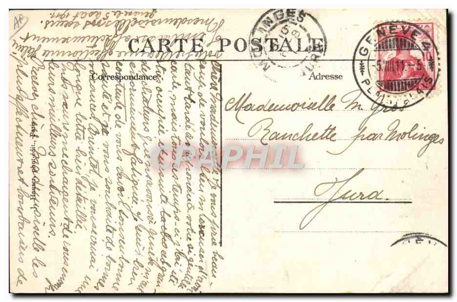 CPA Avion Aviation Monoplan Tellier pilote par le prince de Nissole  — Rückseite