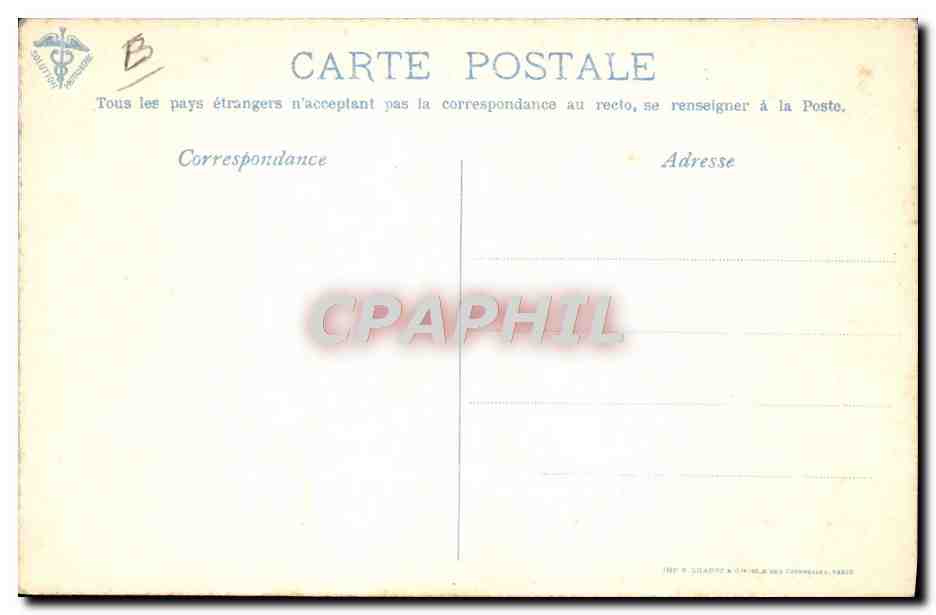CPA Avion Aviation Biplan Astra Circuit europeen Juin Juillet 1911 le depart de Contenet arrivee 6eme a Reims — Verso
