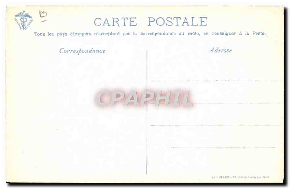 CPA Avion Aviation Monoplan Bleriot Circuit europeen Juin Juillet 1911 Arrivee de Garros a Liege Utrecht  — Verso