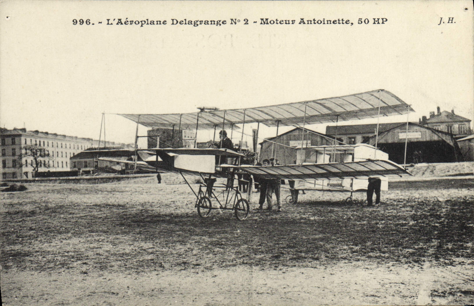 CPA Avion Aviation Aeroplane Delagrange n°2 Moteur Antoinette 