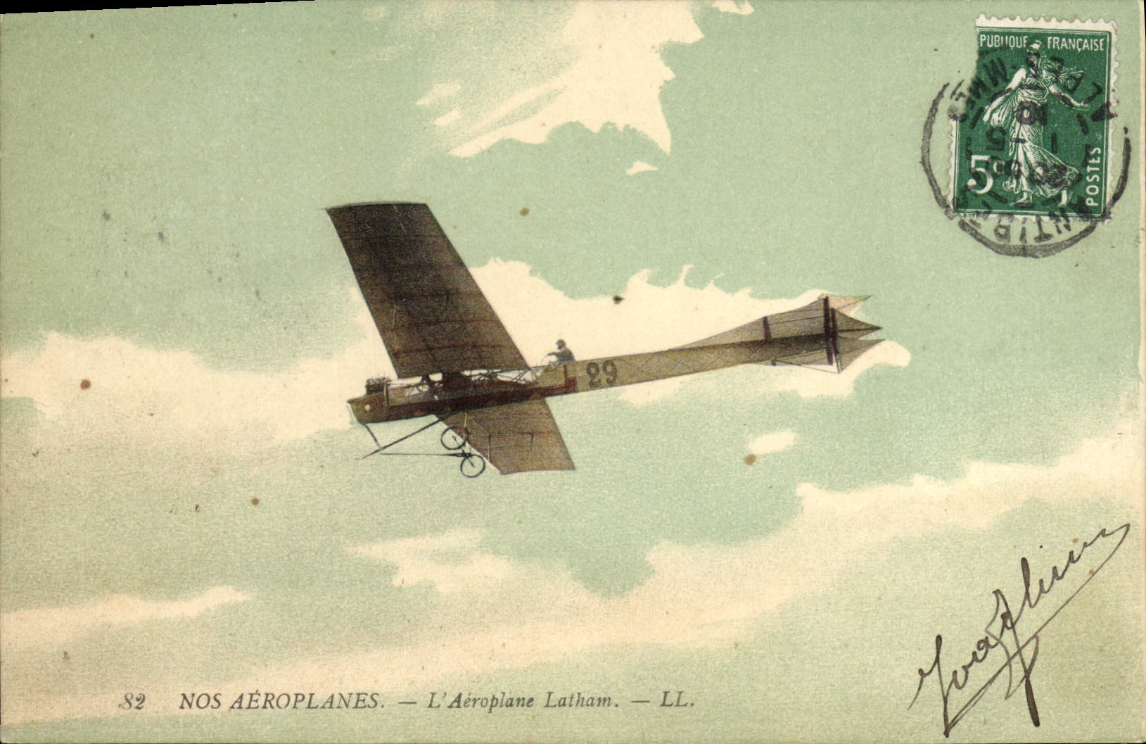 CPA Avion Aviation Aeroplane Latham 