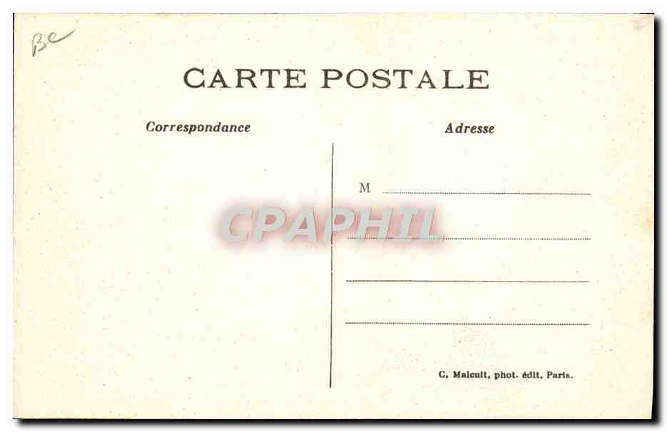 CPA Avion Aviation Henri Farman sur son aeroplane Vue prise pendant le vol Grand prix d'aviation Deutsch Archdeacon  — Rückseite