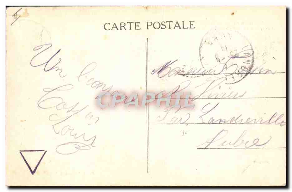 CPA Avion Aviation au camp de Mailly Aeroplane partant en reconnaissance  — Rückseite