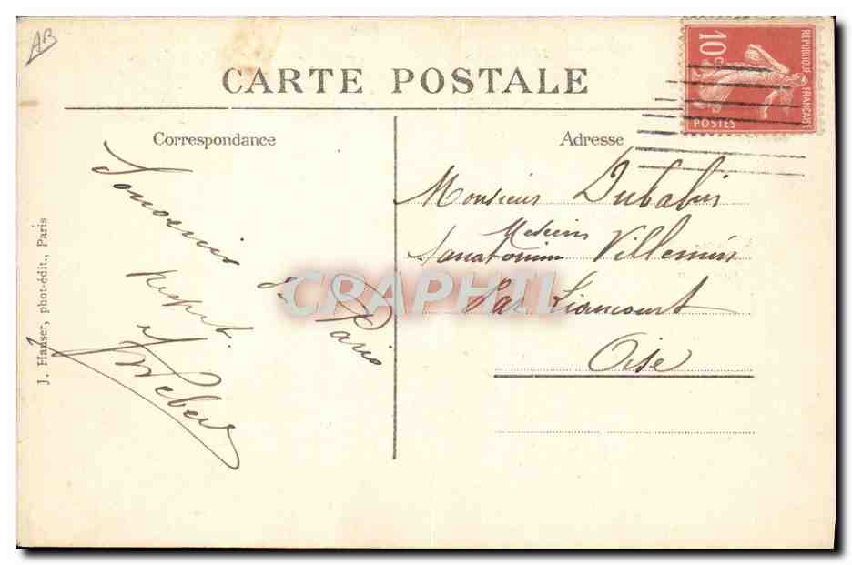 CPA Avion Aviation Monoplan Bleriot Enseigne de vaisseau Conneau Andre Beaumont  — Rückseite