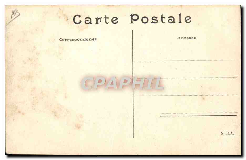 Bétheny — Vol de De Lambert sur Wright-Ariel le 25 août 1909 — édition S.R.A. — Achterkant