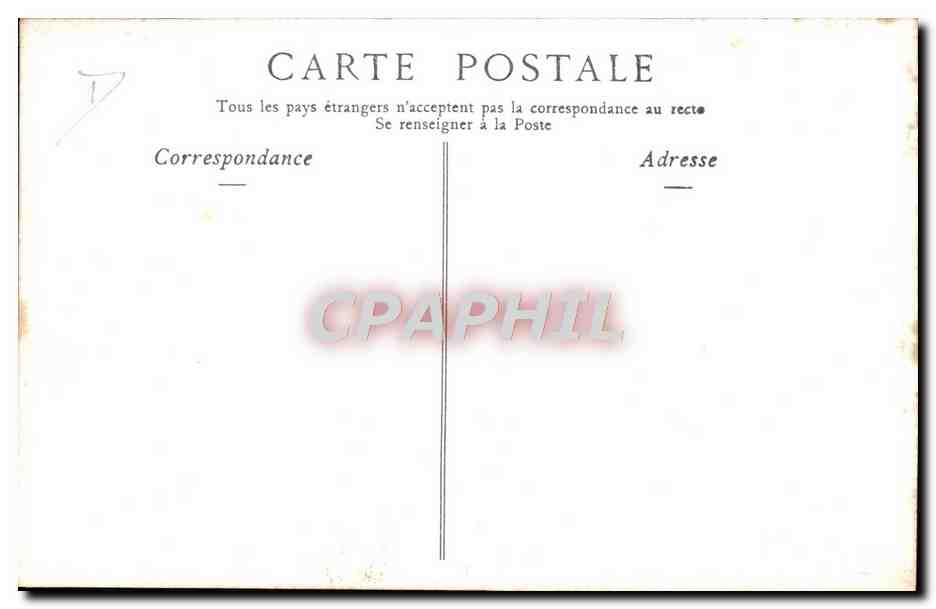 CPA Automobile CPA Automobile Coupe Gordon Bennett 5 juillet 1905 Circuit d'Auvergne Werner sur Mercedes  — Verso
