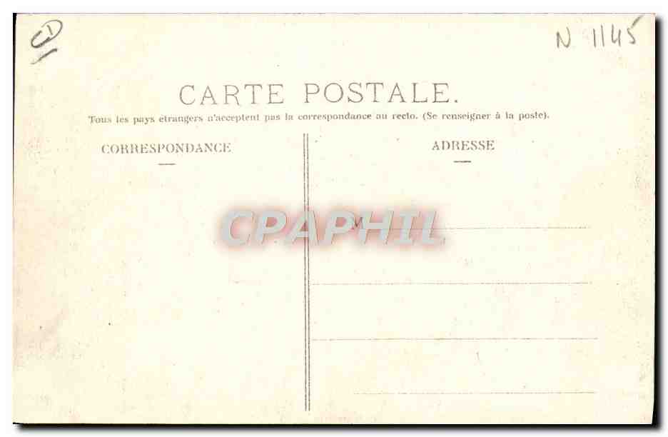 CPA Automobile CPA Automobile Coupe Gordon Bennett 5 juillet 1905 Circuit d'Auvergne Le Puy de Dome et la route  — Verso