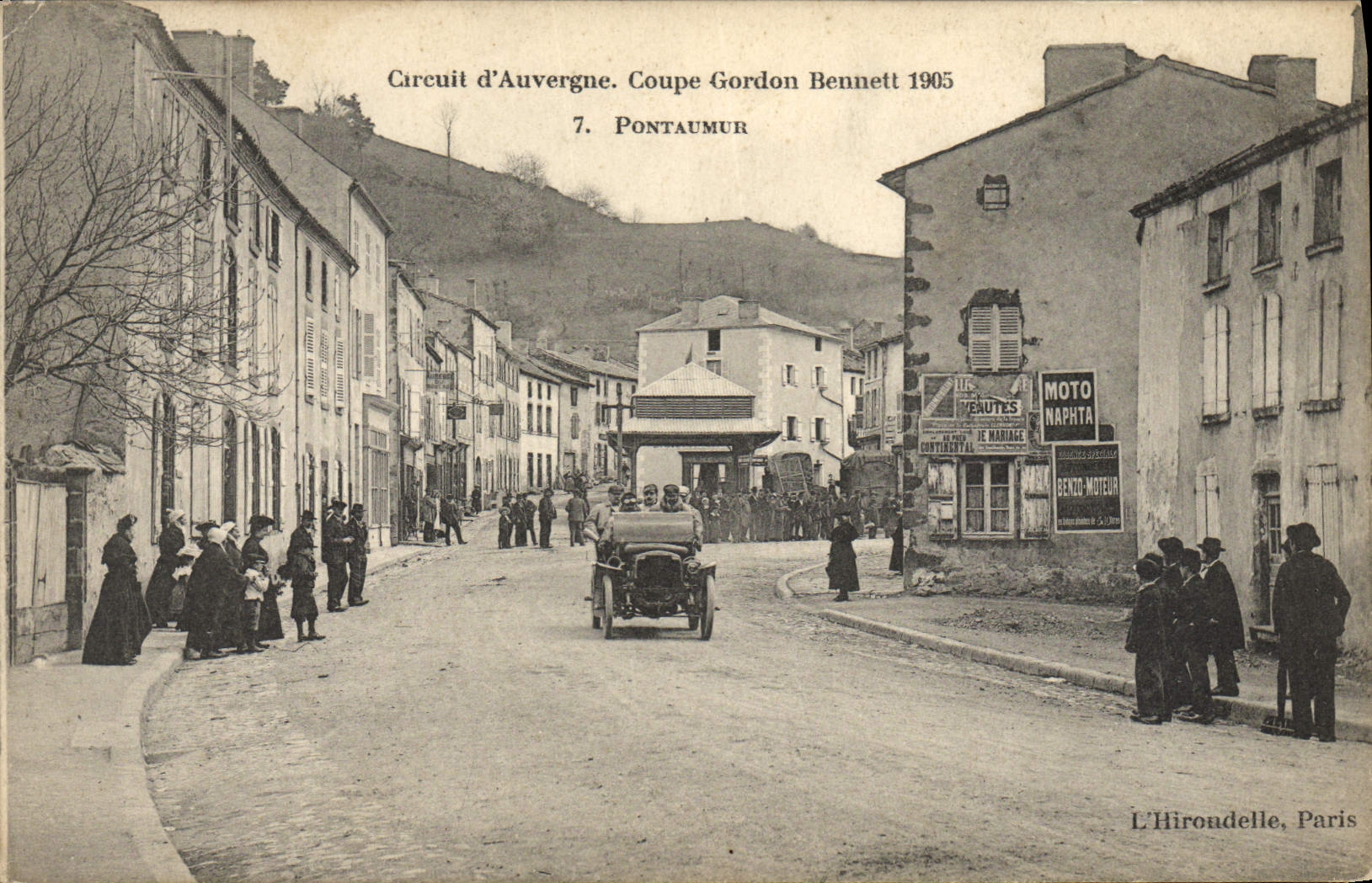 CPA Automobile CPA Automobile Coupe Gordon Bennett 5 juillet 1905 Circuit d'Auvergne Pontaumur