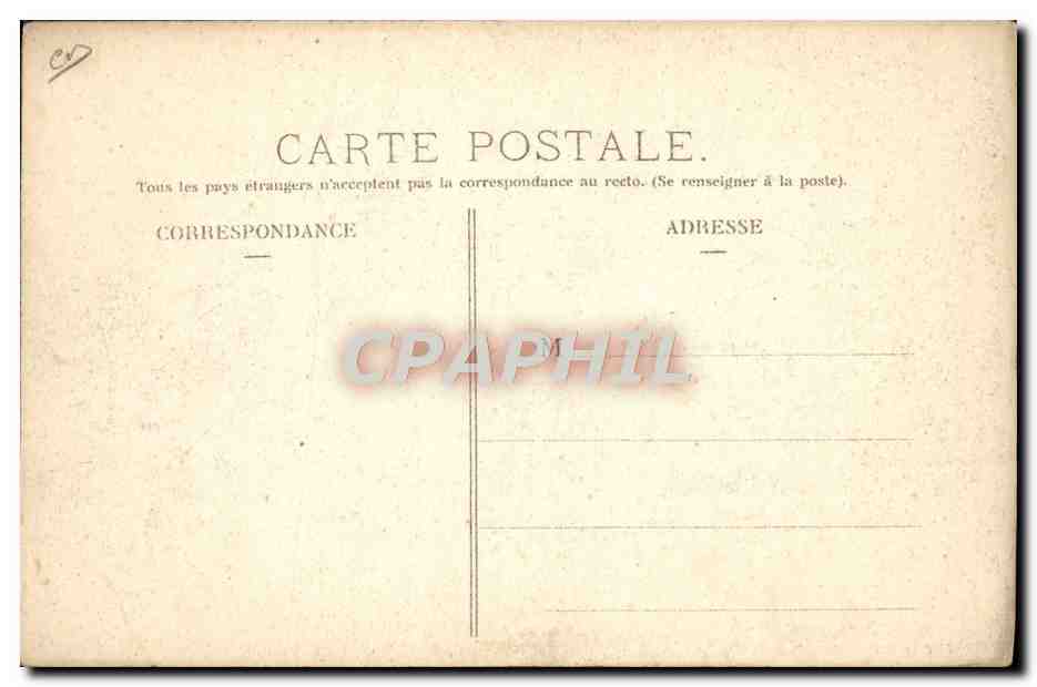 CPA Automobile CPA Automobile Coupe Gordon Bennett 5 juillet 1905 Circuit d'Auvergne Le Puy de Dome et la route  — Verso