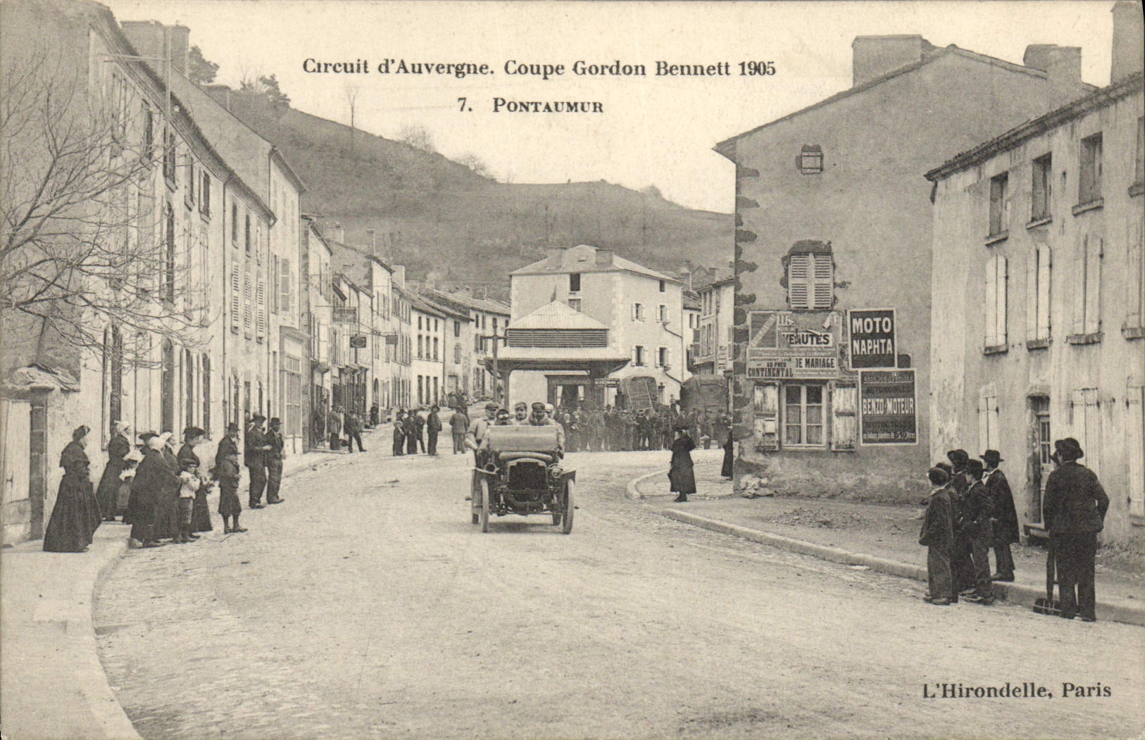 CPA Automobile CPA Automobile Coupe Gordon Bennett 5 juillet 1905 Circuit d'Auvergne Pontaumur 