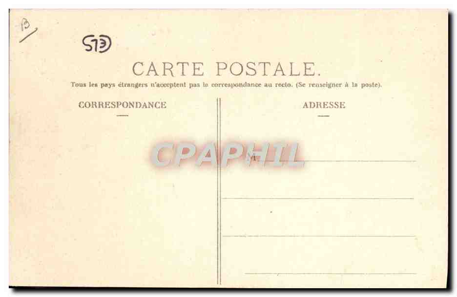 CPA Automobile CPA Automobile Coupe Gordon Bennett 5 juillet 1905 Circuit d'Auvergne Plaine de Laschamps — Verso