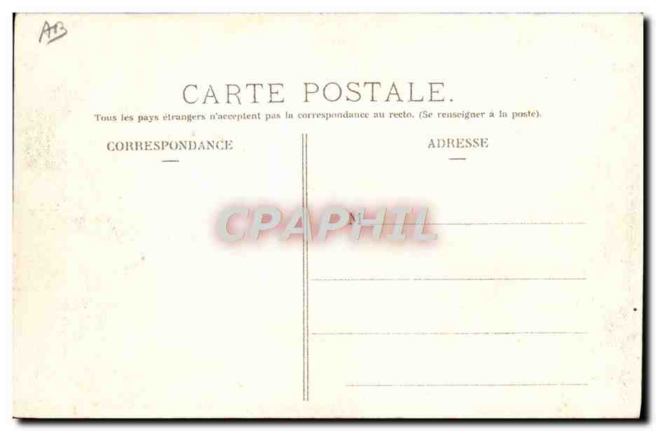 CPA Automobile CPA Automobile Coupe Gordon Bennett 5 juillet 1905 Circuit d'Auvergne Panorama de Rochefort et les deux  — Verso