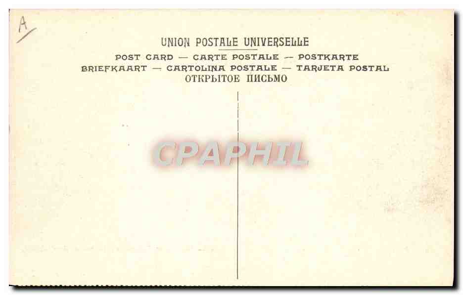 CPA Automobile CPA Automobile Coupe Gordon Bennett 5 juillet 1905 Circuit d'Auvergne Circuit Michelin Descente et virage — Verso