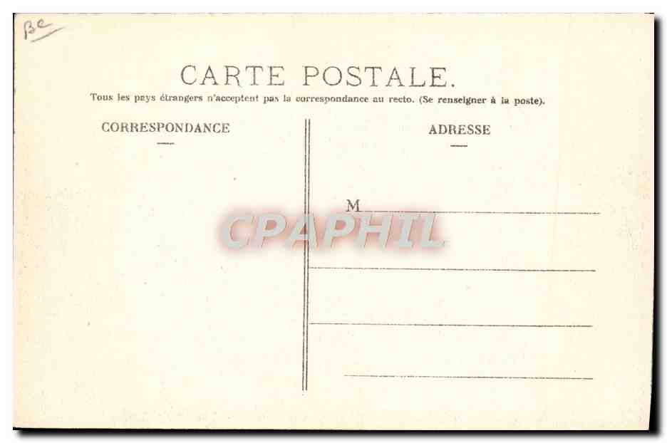 CPA Automobile CPA Automobile CPA Automobile Coupe Gordon Bennett 5 juillet 1905 Circuit d'Auvergne Premier tournant de  — Verso