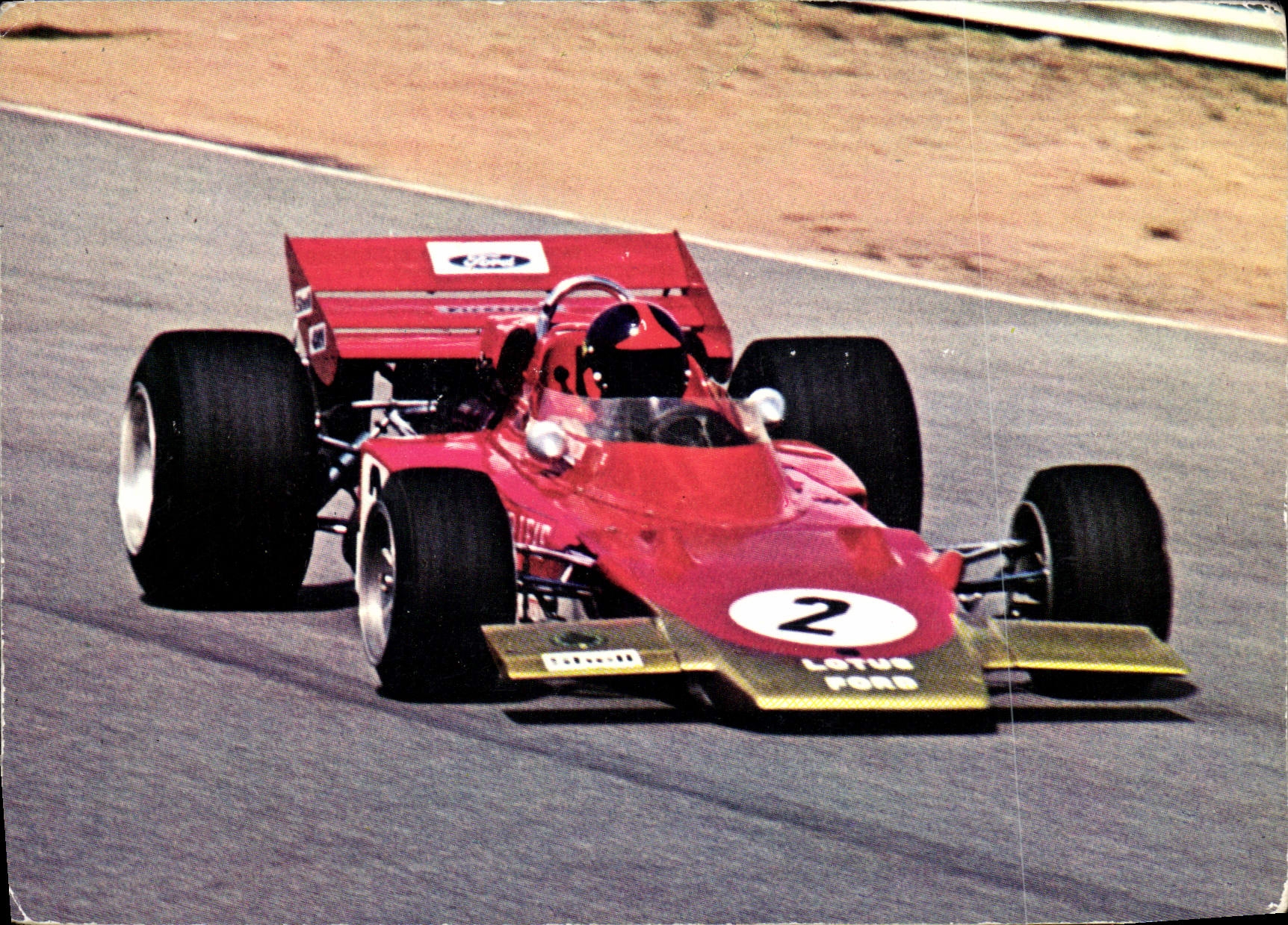 CPM Automobile Emerson Fittipaldi su Lotus Ford MK 72