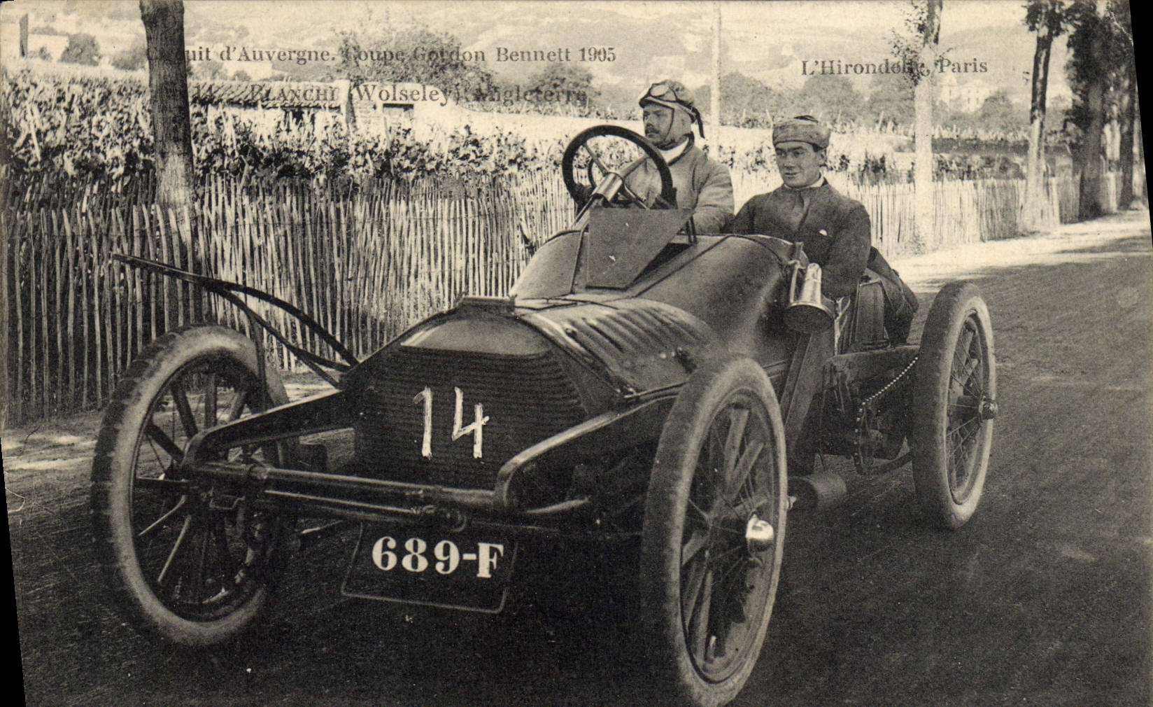 CPA Automobile Blanchi Circuit d'Auvergne 