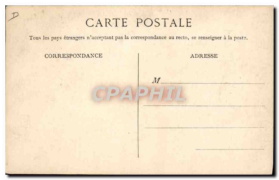 CPA Automobile Tombola de la decennale Double Phaeton de Dion Bouton  — Verso