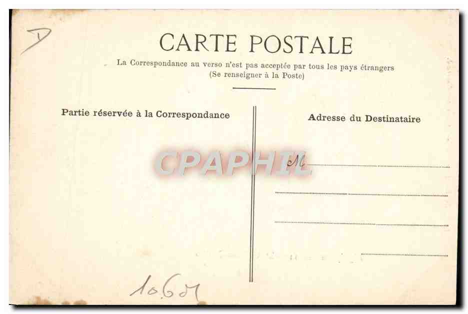 CPA Automobile Rigoly sur sa 110 chevaux Gobron Brillie — Verso