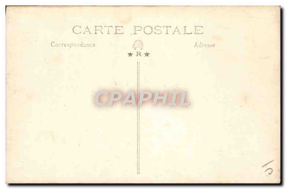 CARTE PHOTO Automobile Autobus Lourdes Pyrenees — Verso