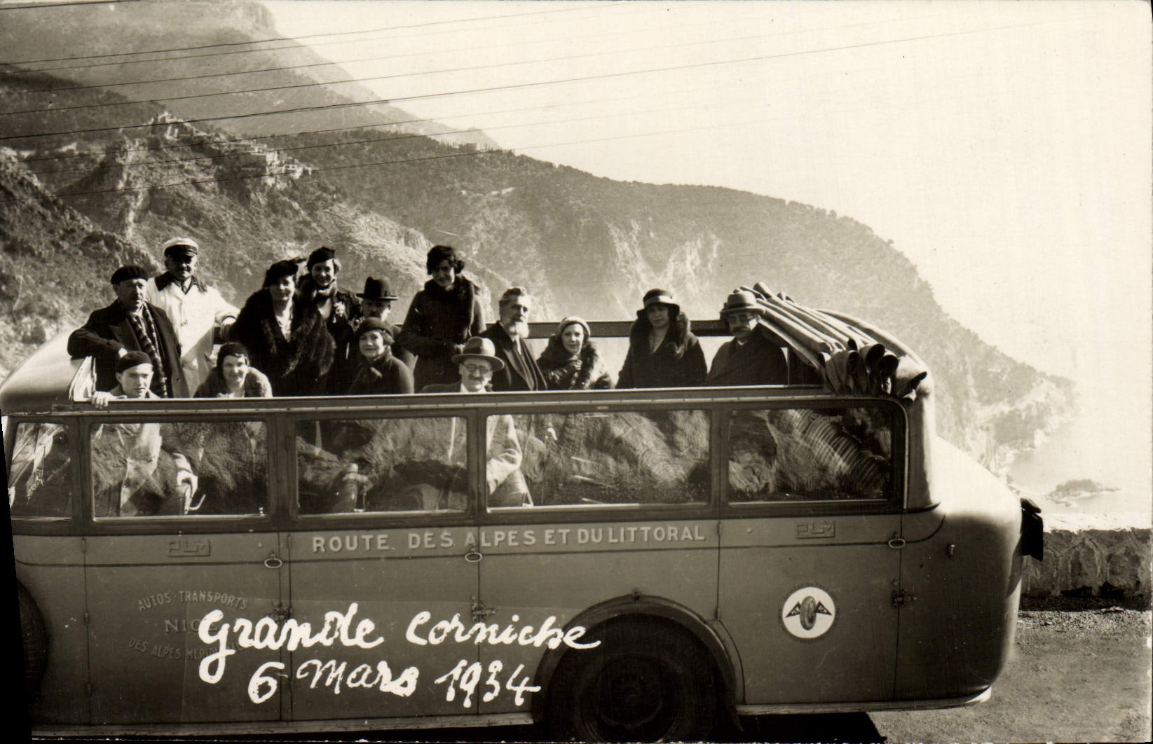Grande Corniche — Route des Alpes et du littoral — Autos Transports Nice